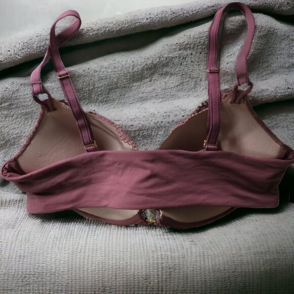 NWOT SOMA 36D Embraceable Enchanting Lace in Mauve - Picture 2 of 4